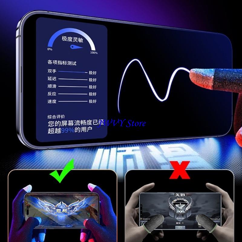 Esports Gaming Finger Sleeve - 573A Oddychający kontroler do gier, odporny
