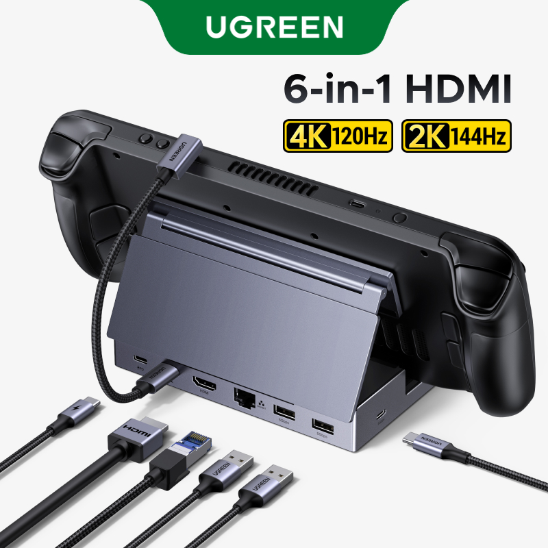 Esports Gaming Splitter - UGREEN USB C HUB Stacja Dokująca