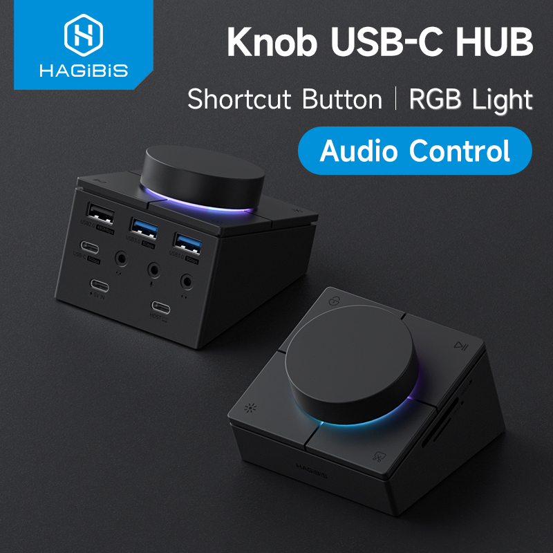 Hagibis Knob USB C Hub z przyc – Esports Gaming Splitter recenzja i cena