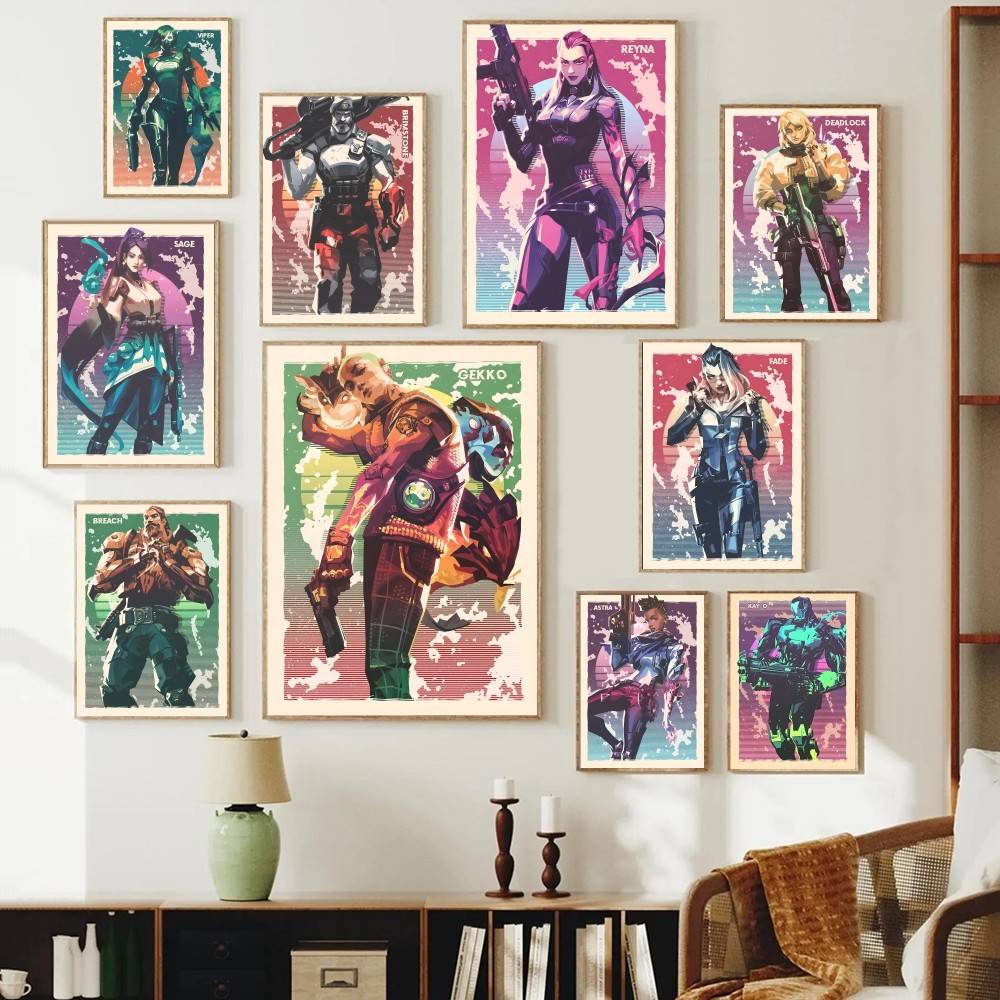 Kolorowy Gradientowy Portret W – Esports Gaming Wallpaper recenzja i cena
