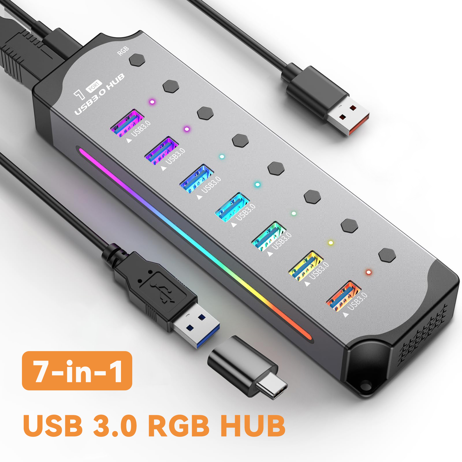 Hub USB 3.0 High Speed USB 7-w – Esports Gaming Splitter recenzja i cena