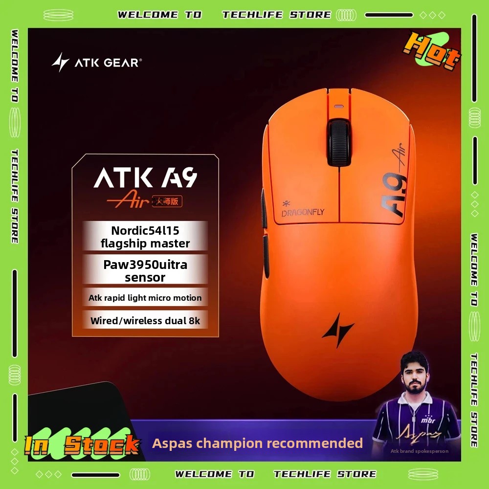 Mysz gamingowa ATK A9 Air Ulti – Ultimate Esports Gaming recenzja i cena