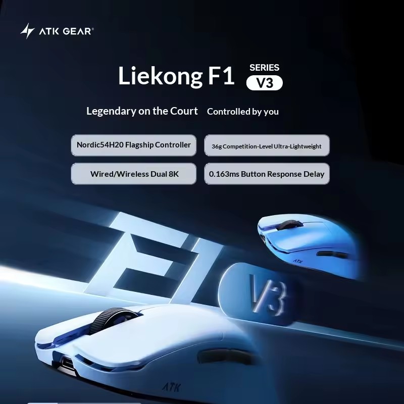 ATK F1 V2/V3 Bezprzewodowa mys – Esports Gamers recenzja i cena