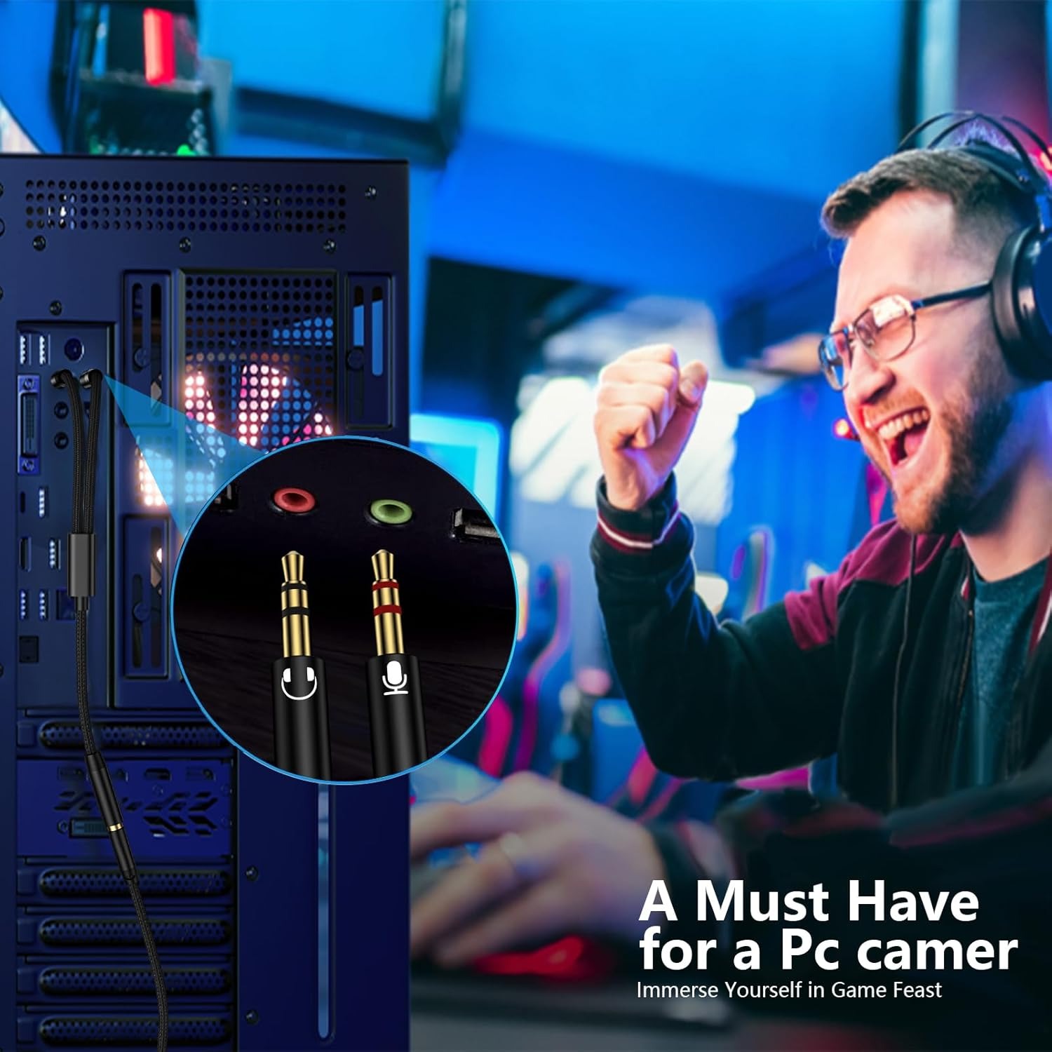 Rozdzielacz słuchawkowy 3,5 mm – Esports Gaming Splitter recenzja i cena